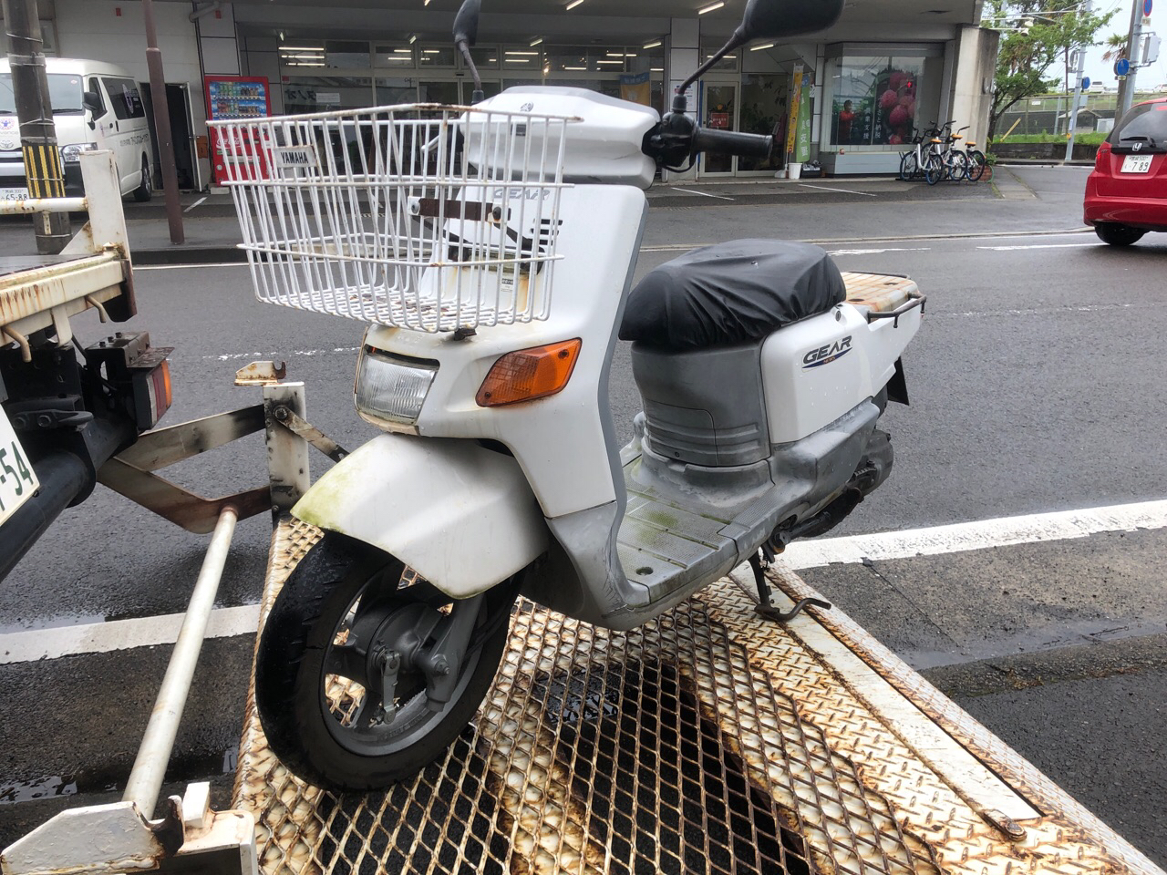 宮崎県児湯郡新富町富田Tサイクル様　原付50ccビジネススクーター買取（ギア　UA03J型）