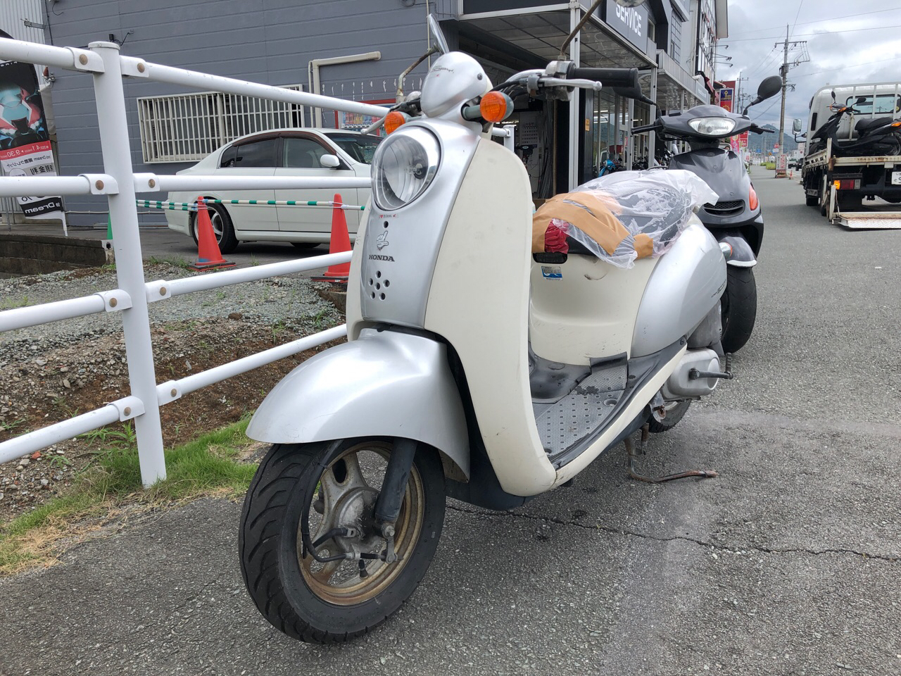 福岡県大牟田市橘Hドリーム様　原付50ccスクーター買取（スクーピー　AF55型）