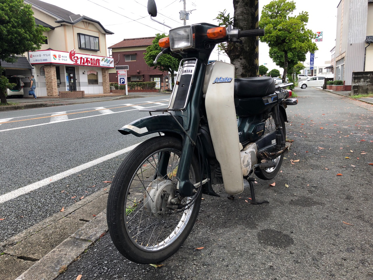 福岡県大牟田市通町BSサイクル様　80ccビジネスバイク買取（メイト80　V80型）