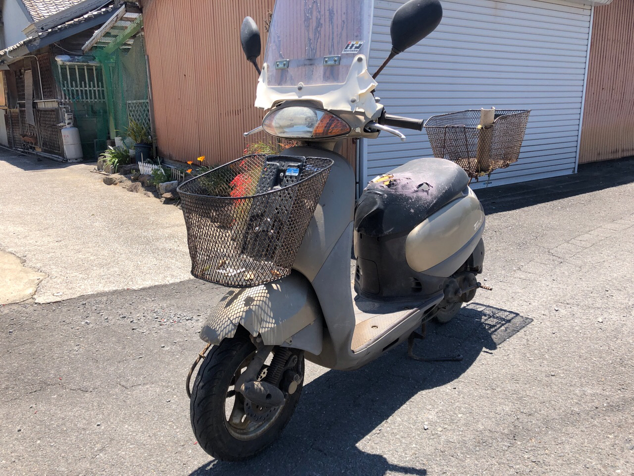 長崎県南島原市口之津町J自転車商会様　原付50ccスクーター買取（タクト　AF51型）