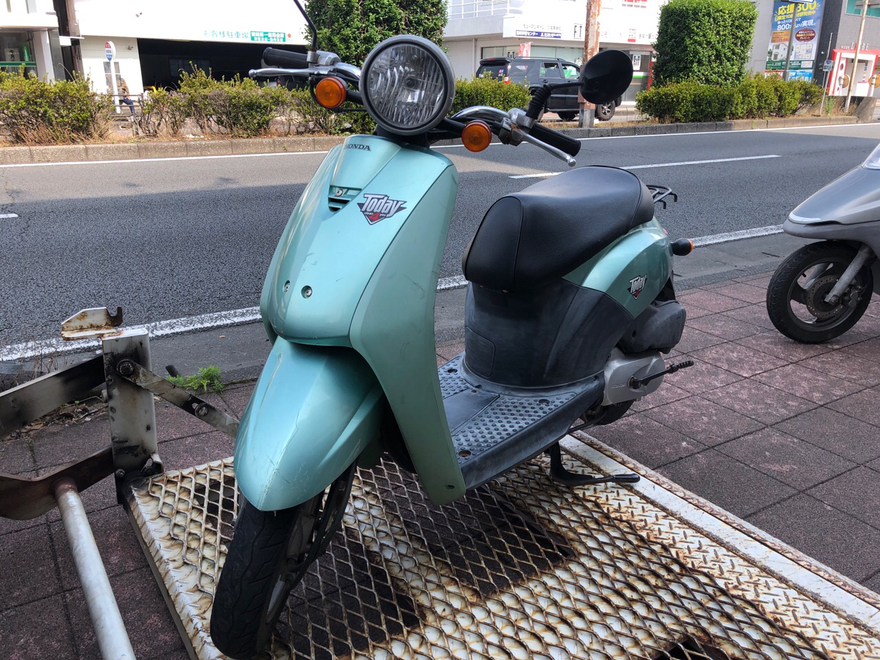 宮崎市神宮東Yモータース様　原付50ccスクーター買取（トゥデイ　AF61型）