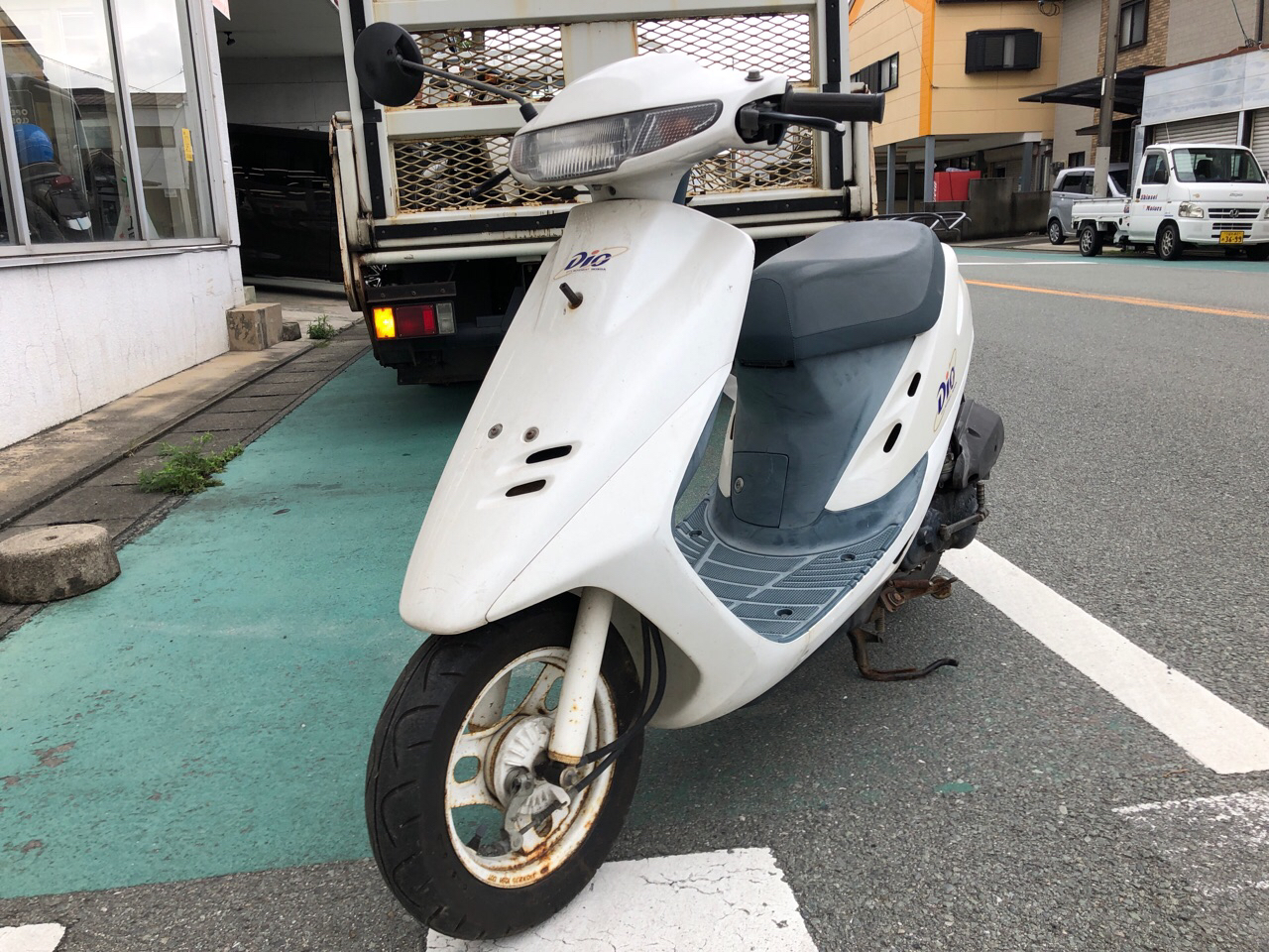 福岡県大牟田市三川町Sモータース様　原付50ccスクーター買取（スーパーディオ　AF27型）