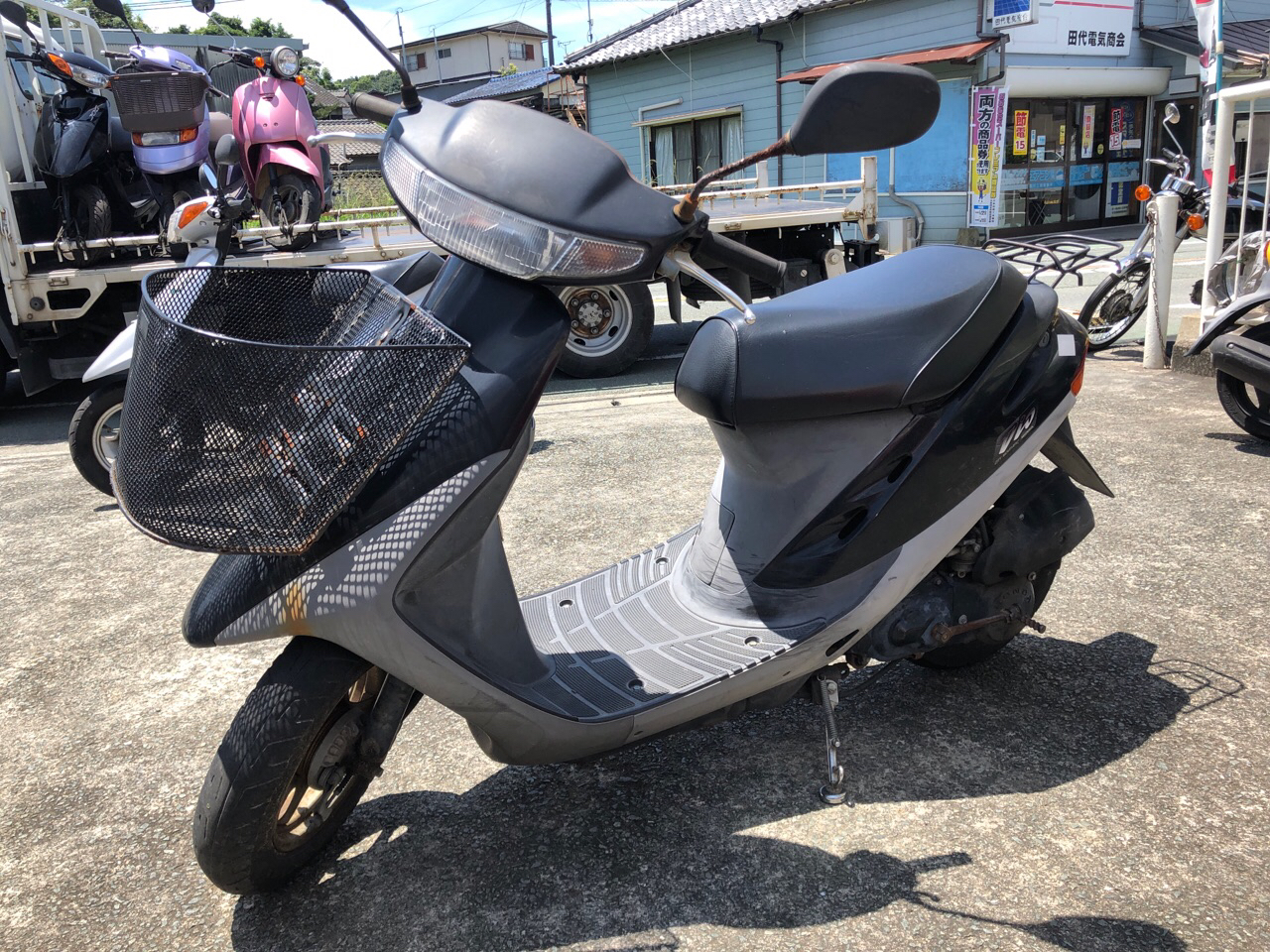 福岡県大牟田市歴木Kモータース様　原付50ccスクーター買取（スーパーディオ　AF27型）