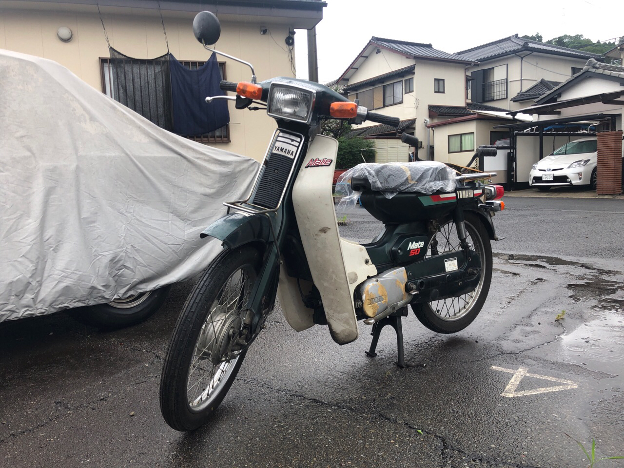 バイク買取　熊本県水俣市旭町M輪業様　原付50ccビジネスバイク買取（メイト50　V50型）