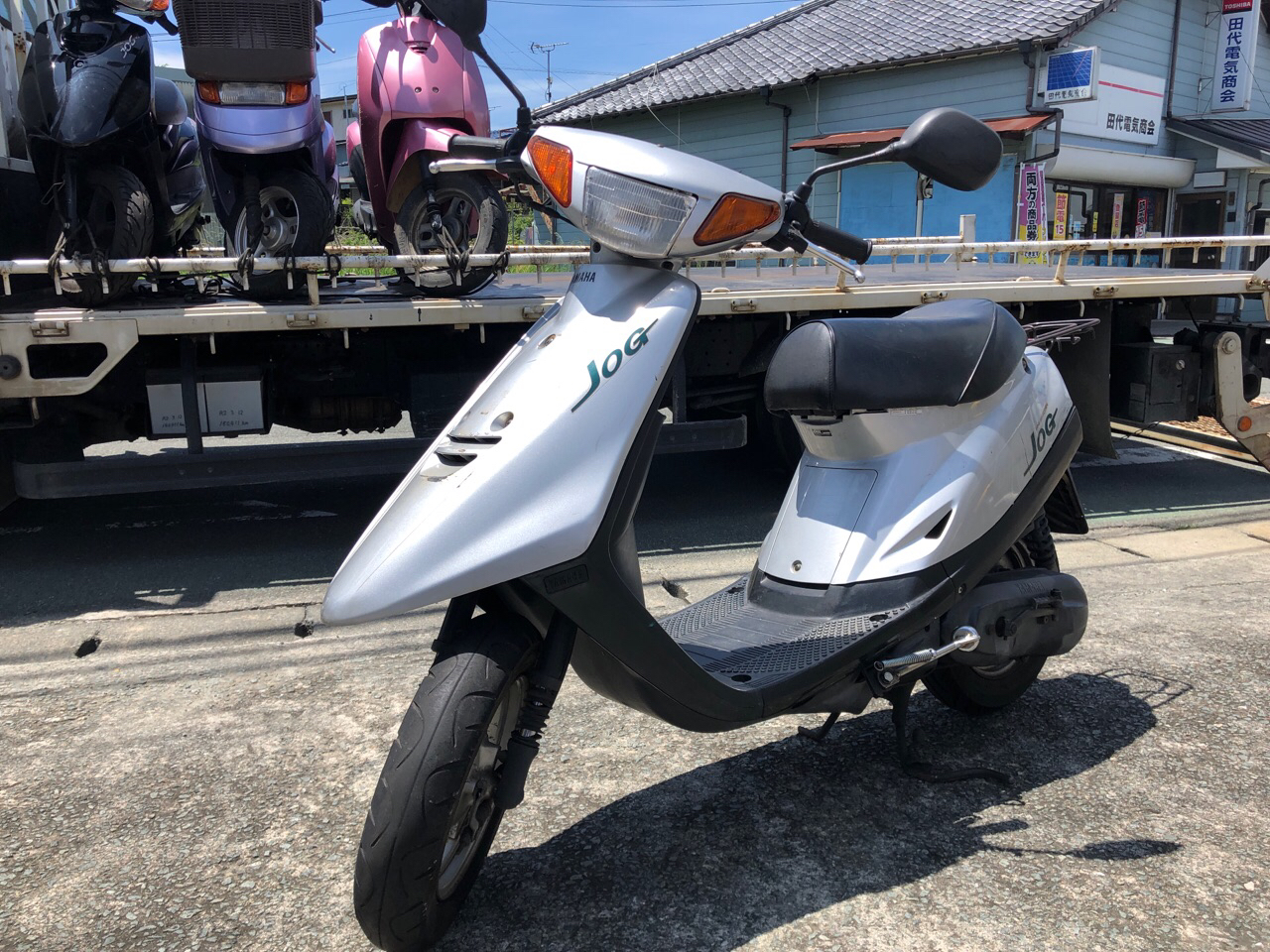 福岡県大牟田市歴木Kモータース様　原付50ccスクーター買取（ジョグ　3KJ型）
