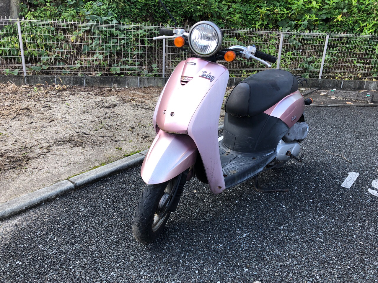 スクーター買取　熊本市南区城南町宮地M様　原付50ccスクーター買取（トゥデイ　AF61型）