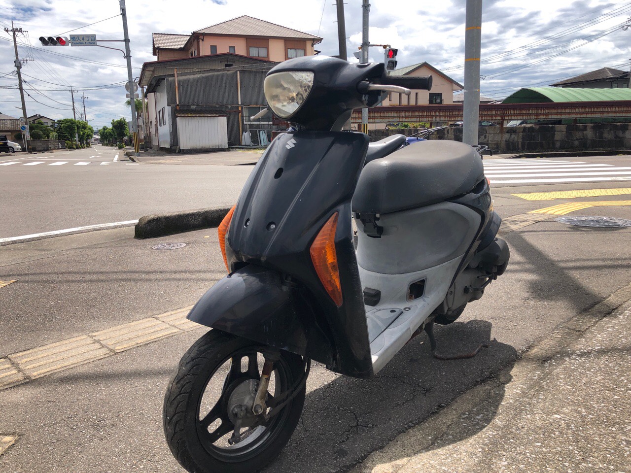 宮崎県宮崎市城ケ崎Kモータース様　原付50ccスクーター（レッツ5　CA43A型）