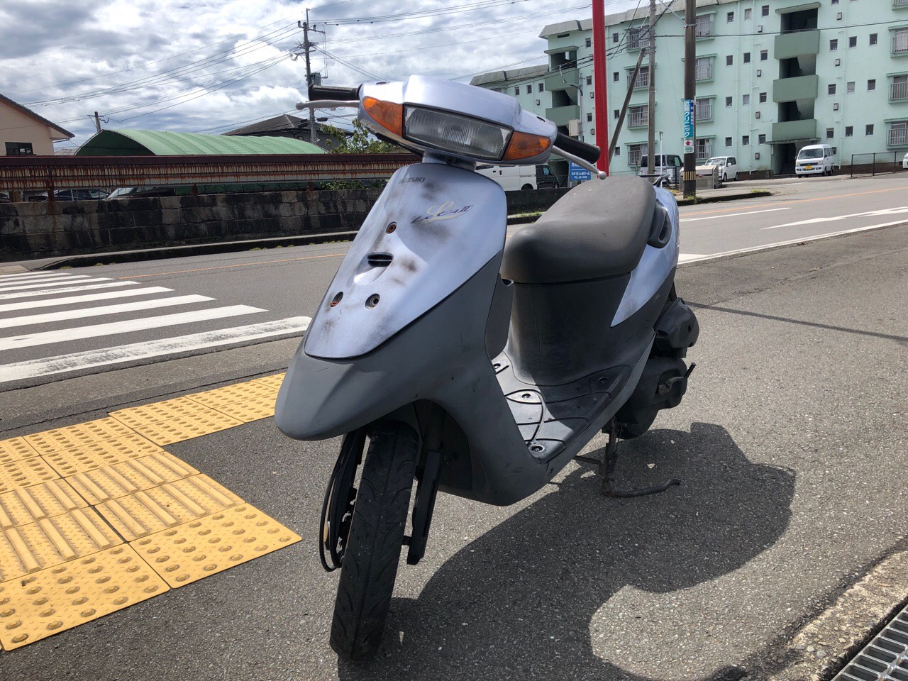宮崎県宮崎市城ケ崎Kモータース様　原付50ccスクーター（レッツⅡ　CA1KA型）