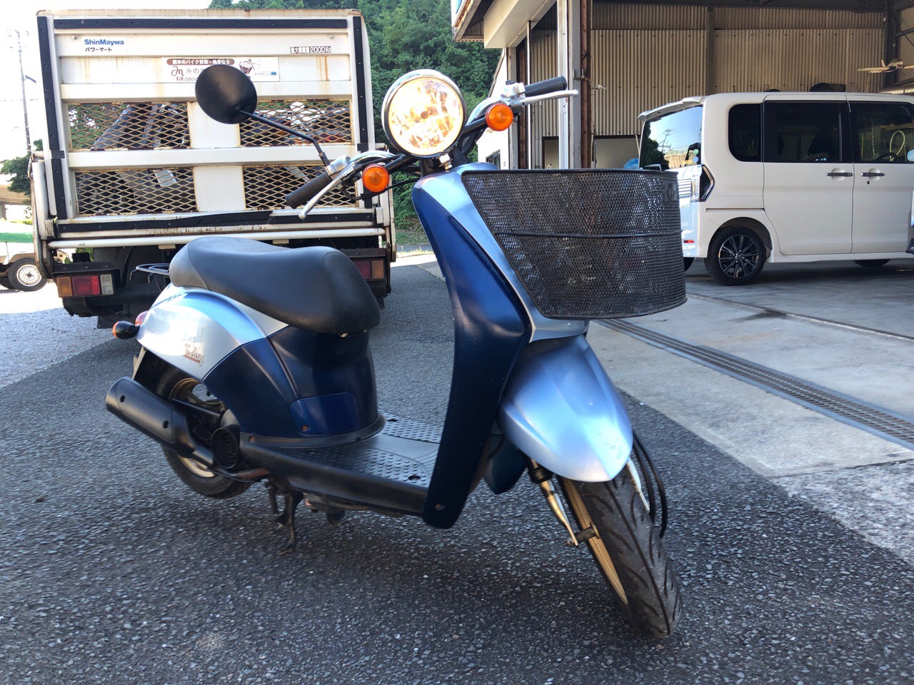 バイク買取　熊本県水俣市初野Oモータース様　原付50ccスクーター（トゥデイ　AF61型）