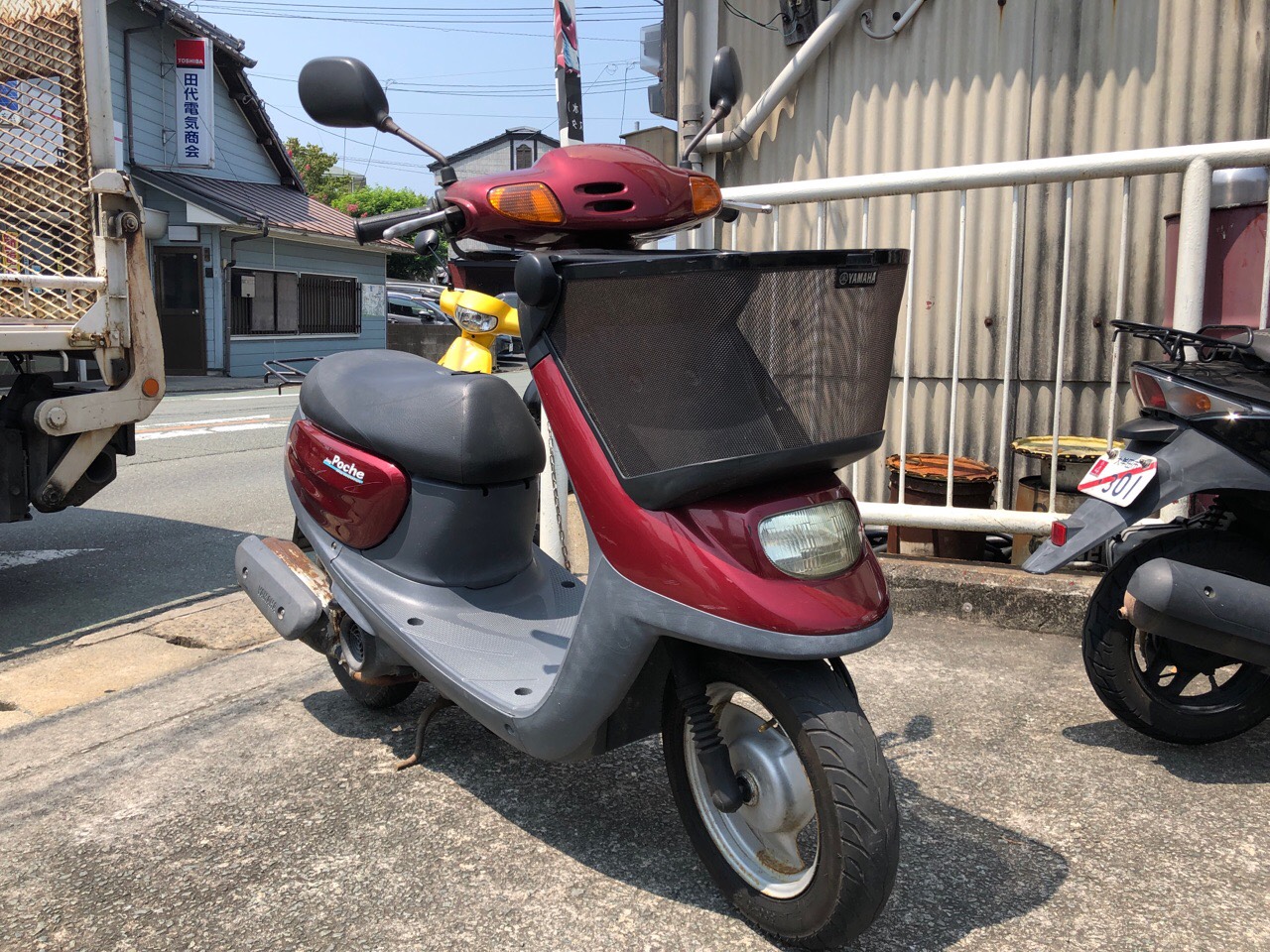 福岡県大牟田市歴木Kモータース様　原付50ccスクーター（ジョグポシェ　SA08J型）