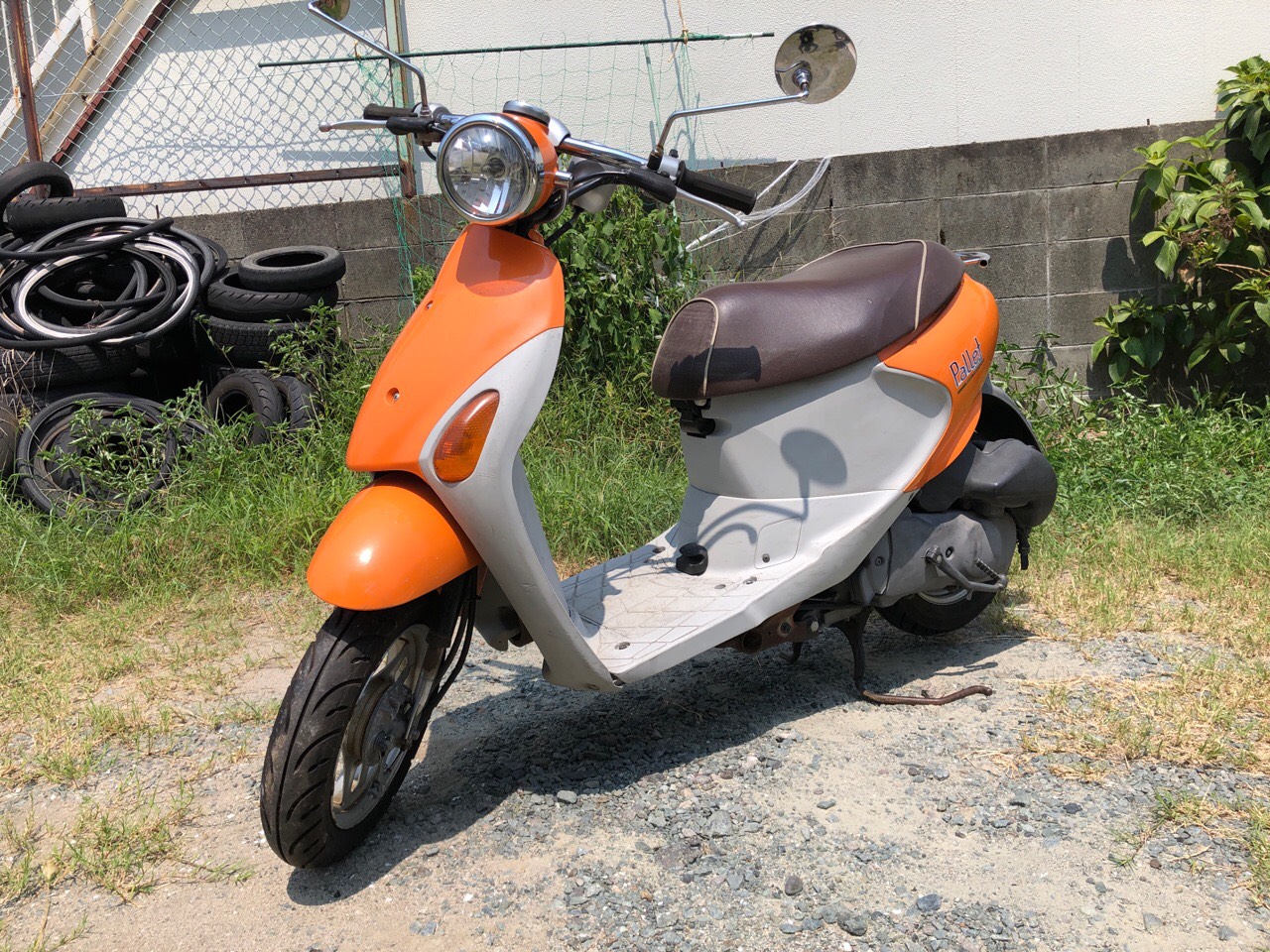 福岡県大牟田市三川町Y商会様　原付50ccスクーター（パレット　CA41A型）