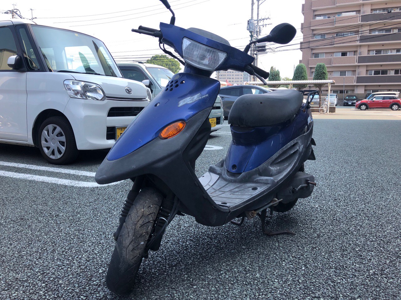 バイク買取　熊本市東区東野2丁目S様　原付50ccスクーター（BJ　SA24J型）