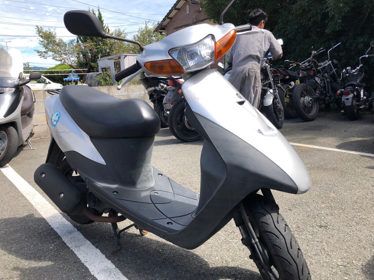福岡県大牟田市沖田町Tモータース様　原付50ccスクーター（レッツⅡ　CA1PA型）