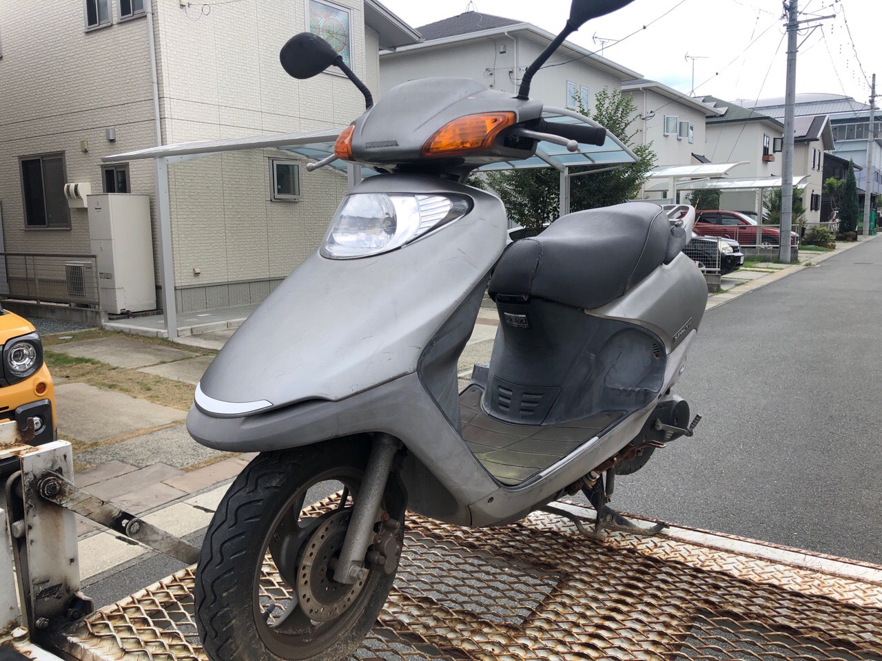 バイク買取　熊本市東区月出3丁目Y様　100ccスクーター買取（スペイシー100　JF13型）