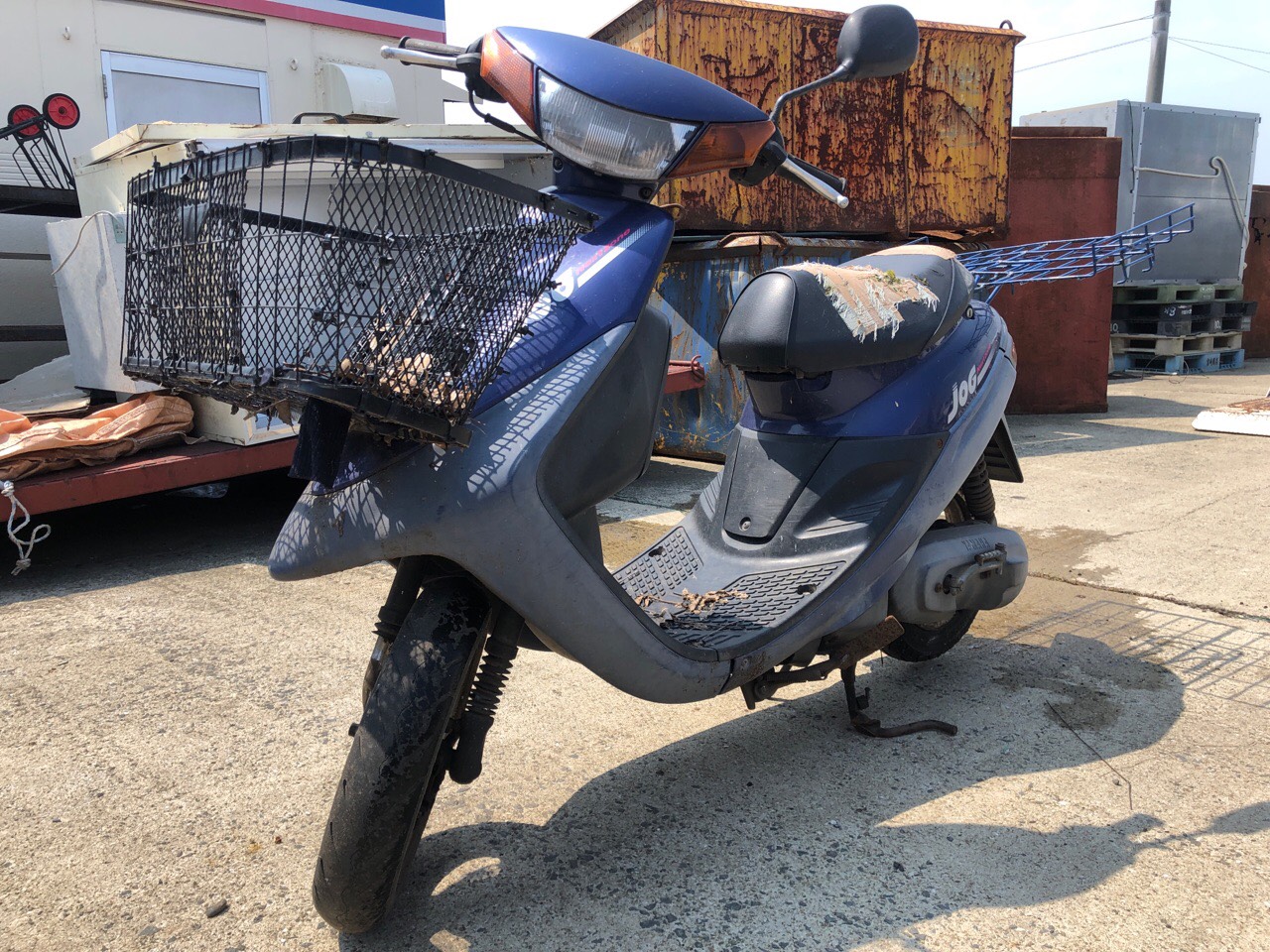 バイク買取　熊本県阿蘇郡南阿蘇村加勢Hモータース様　原付50ccスクーター（ジョグ　3YJ型）