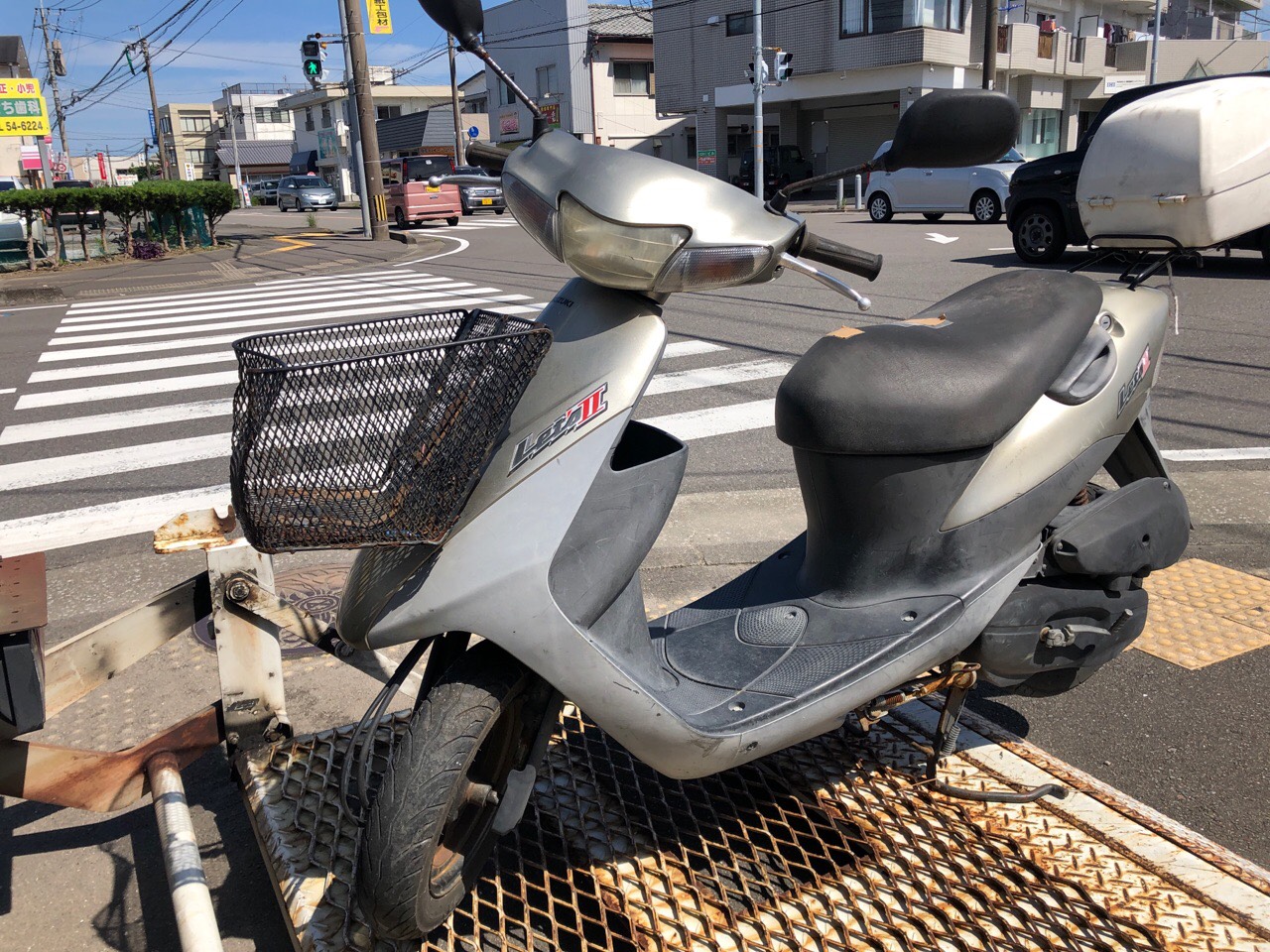 宮崎県宮崎市赤江Kモータース様　原付50ccスクーター（レッツⅡ　CA1PA型）