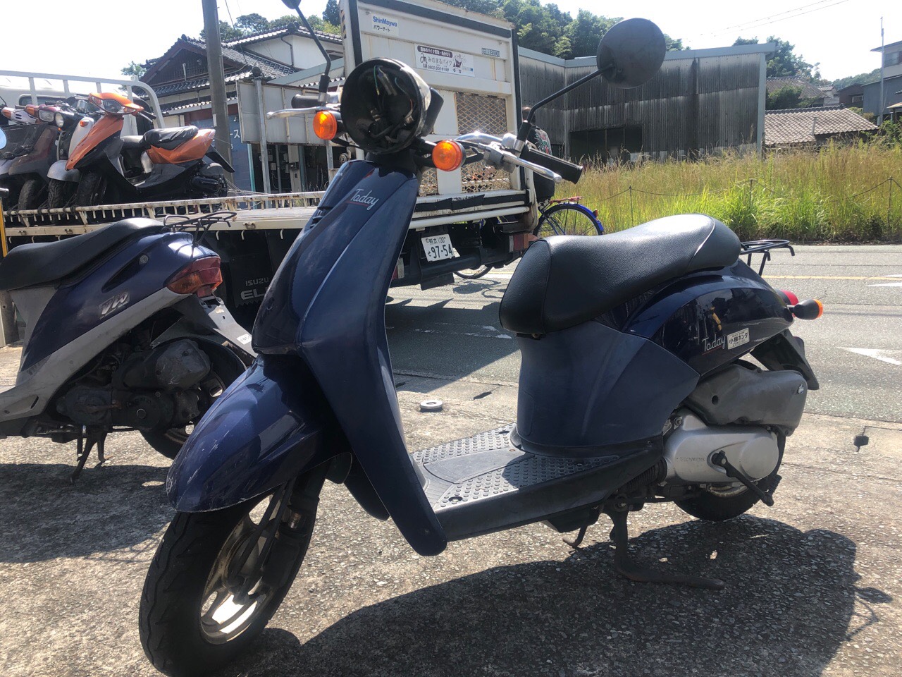 福岡県大牟田市歴木Kモータース様　原付50ccスクーター（トゥデイ　AF61型）