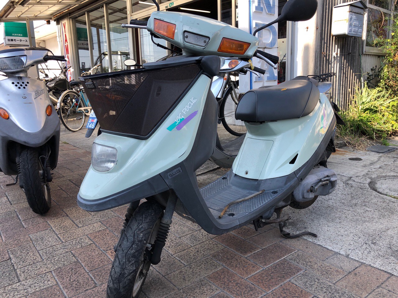 鹿児島県出水市緑町Sモータース様　原付50ccスクーター（ジョグポシェ　3KJ型）