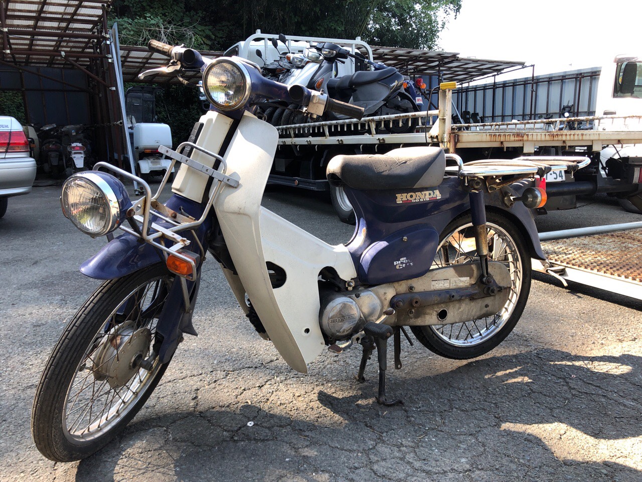 バイク買取　熊本市中央区新町1丁目Sモータース様　原付50ccビジネスバイク（プレスカブ　AA01型）
