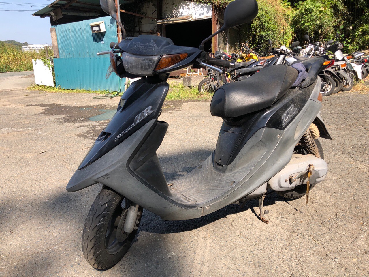 バイク買取　熊本市中央区新町1丁目Sモータース様　原付50ccスクーター（スーパージョグZR　3YK型）