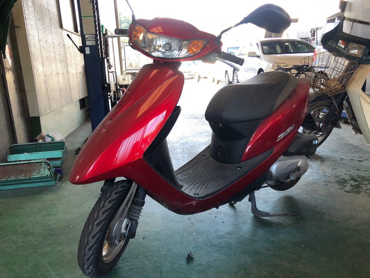 バイク買取　熊本県八代市萩原町Hモータース様　原付50ccスクーター（ディオ　AF68型）