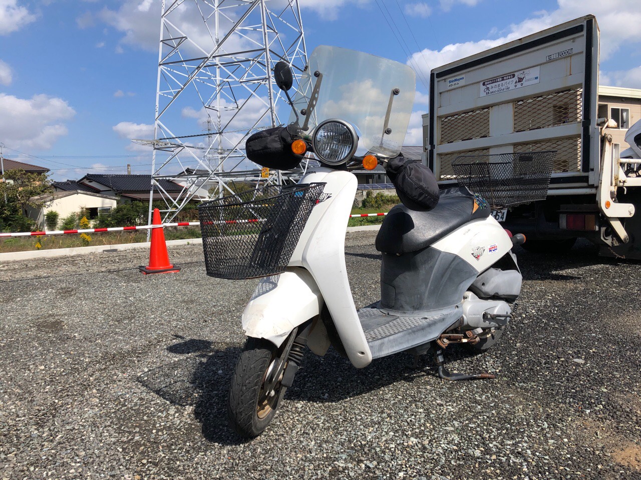 福岡県大牟田市橘通東Hオート様　原付50ccスクーター（トゥデイ　AF61型）