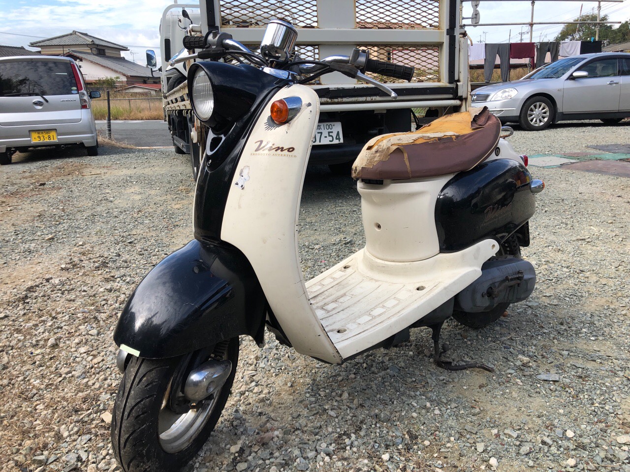 バイク買取　熊本県玉名市岱明町野口Gモータース様　原付50ccスクーター（ビーノ　5AU型）