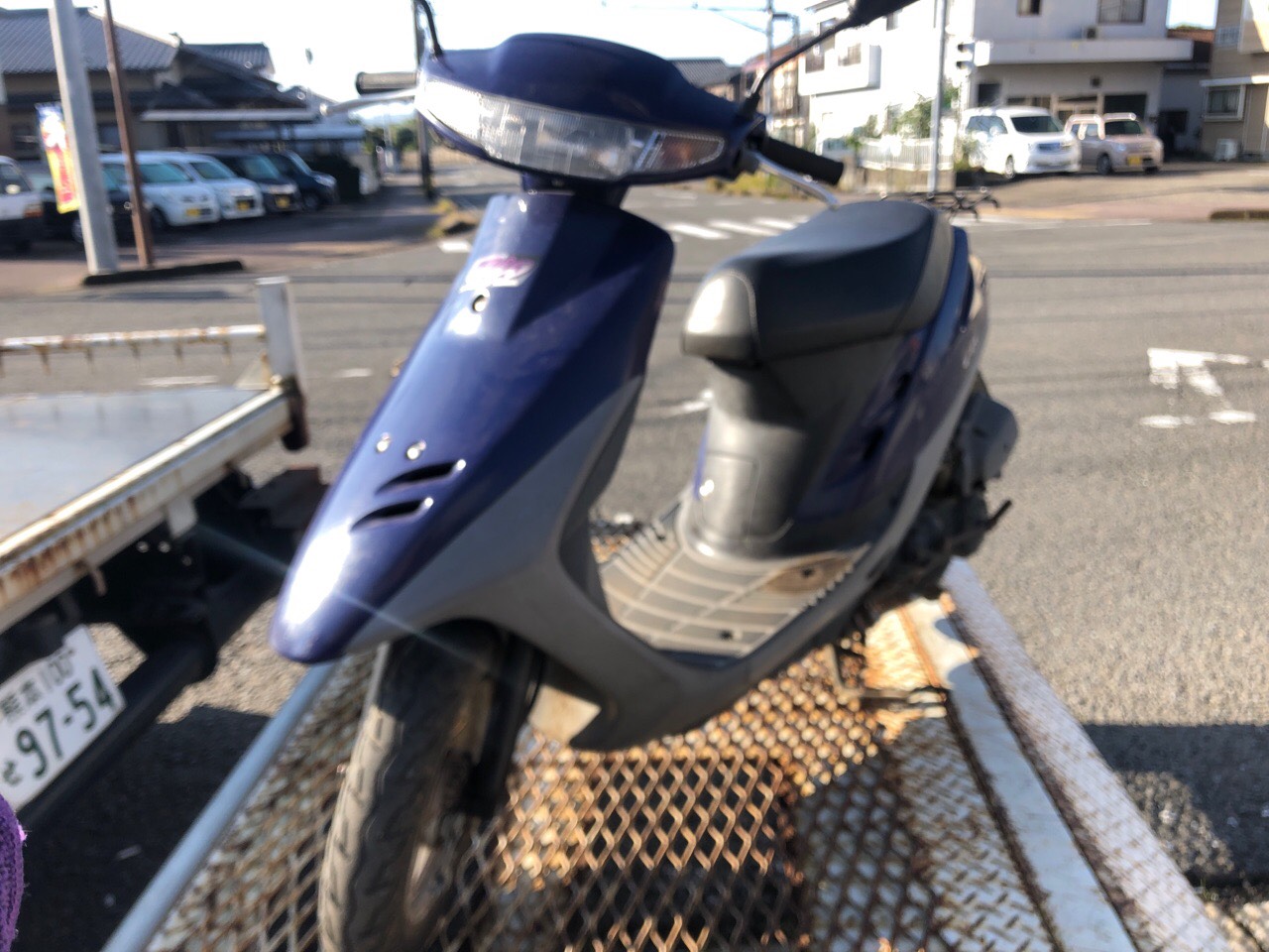 宮崎県東諸県郡国富町本庄Mモータース様　原付50ccスクーター（スーパーディオ　AF27型）
