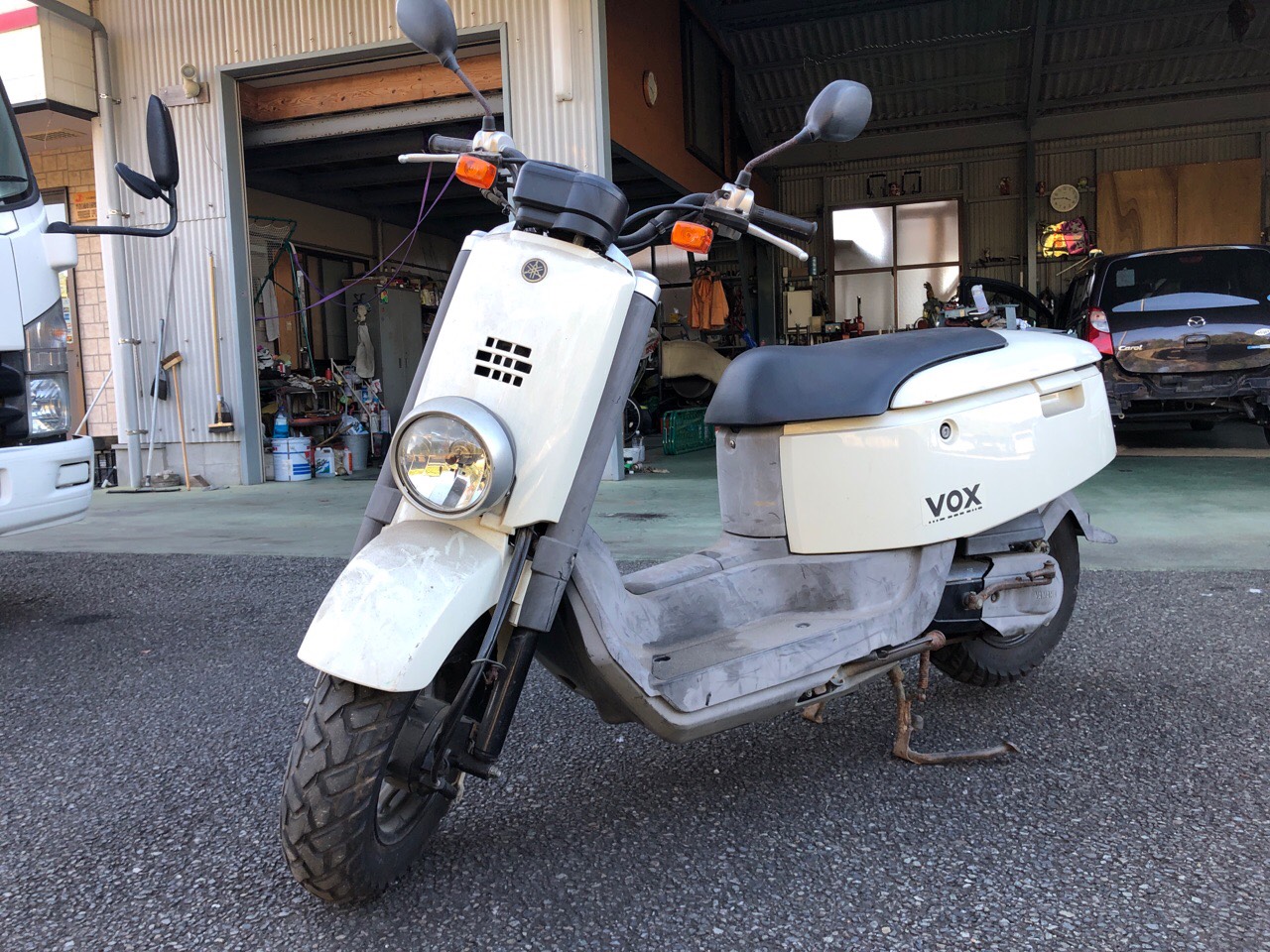 バイク買取　熊本県八代市萩原町Hモータース様　原付50ccスクーター（VOX　SA31J型）