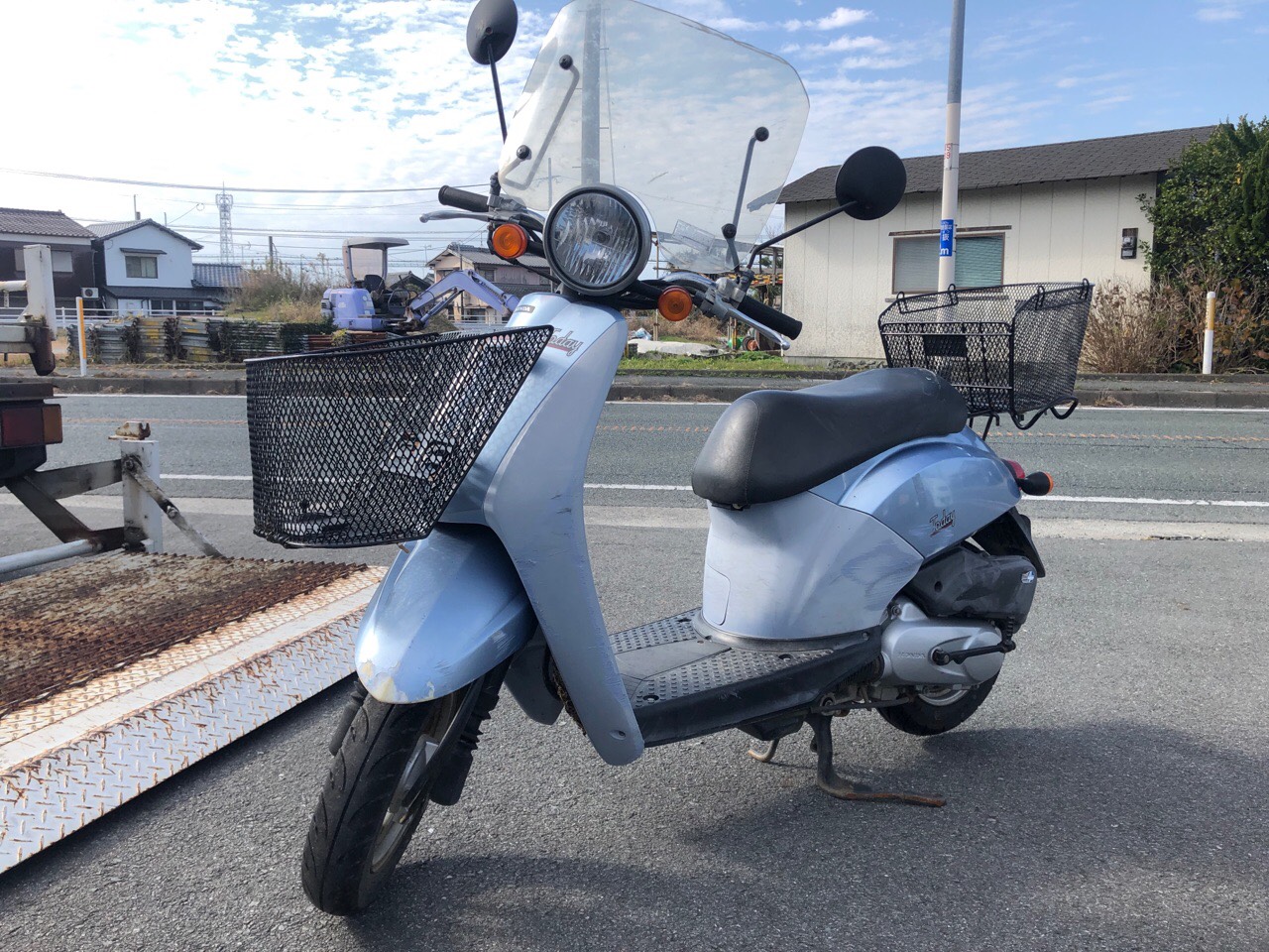 福岡県みやま市高田町N商会様　原付50ccスクーター（トゥデイ　AF61型）