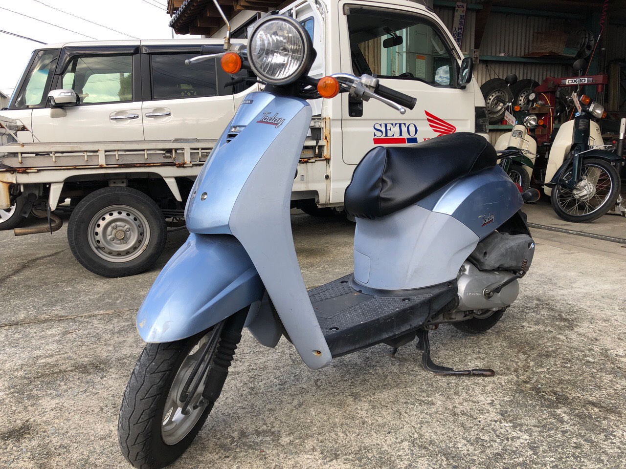 福岡県筑後市水田Sモータース様　原付50ccスクーター（トゥデイ　AF61型）
