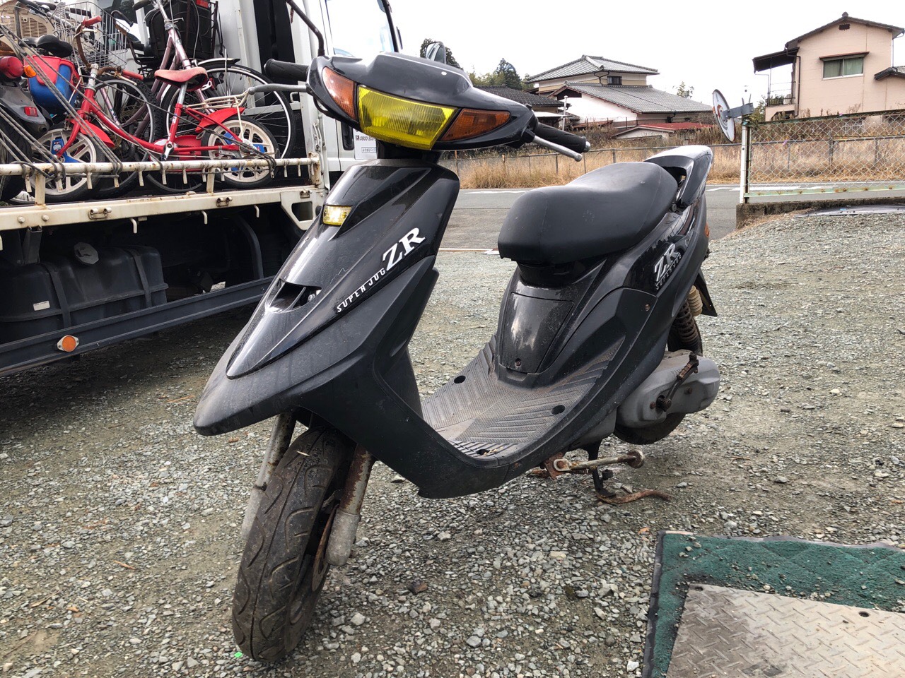 バイク買取　熊本県菊池市泗水町永Jモータース様　原付50ccスクーター（スーパージョグZR　3YK型）