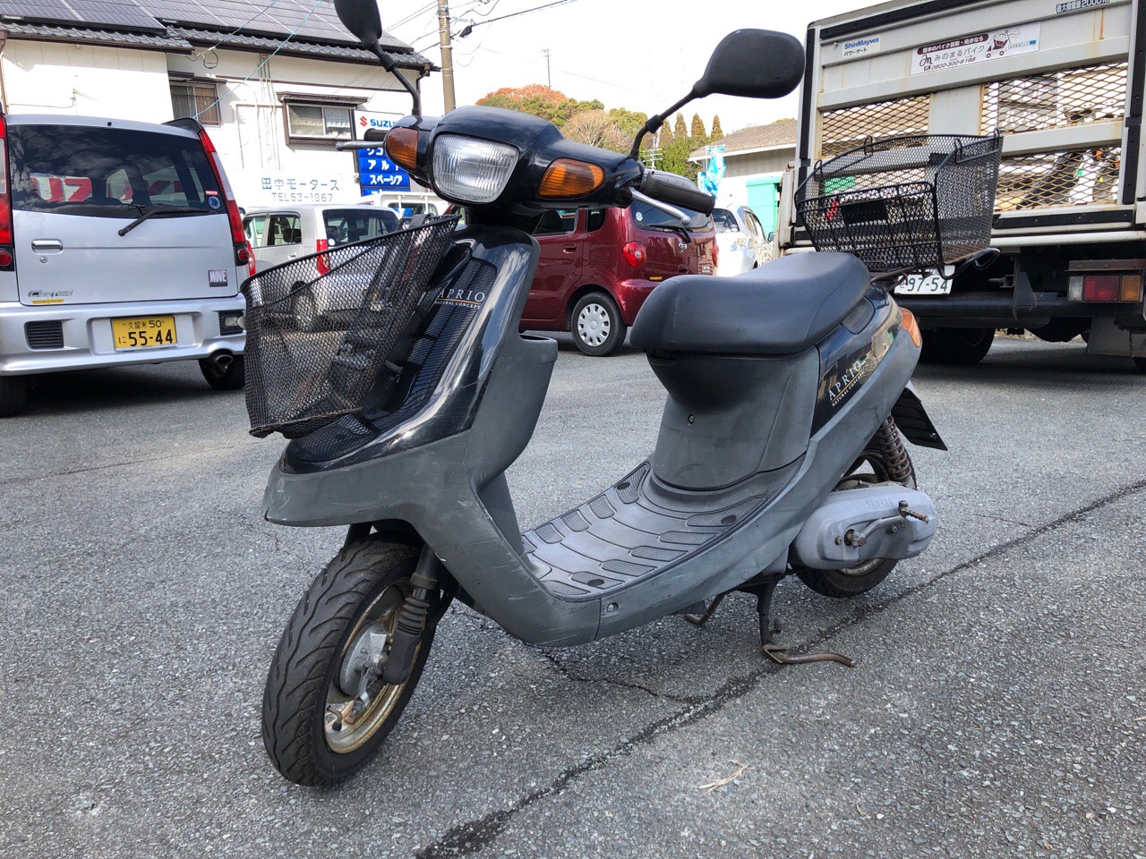 福岡県大牟田市天道町Tモータース様　原付50ccスクーター（ジョグアプリオ　4JP型）