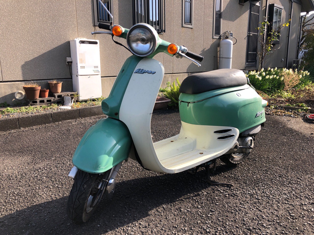 バイク処分　熊本県水俣市陣内Tモータース様　原付50ccスクーター（ジョルノ　AF24型）