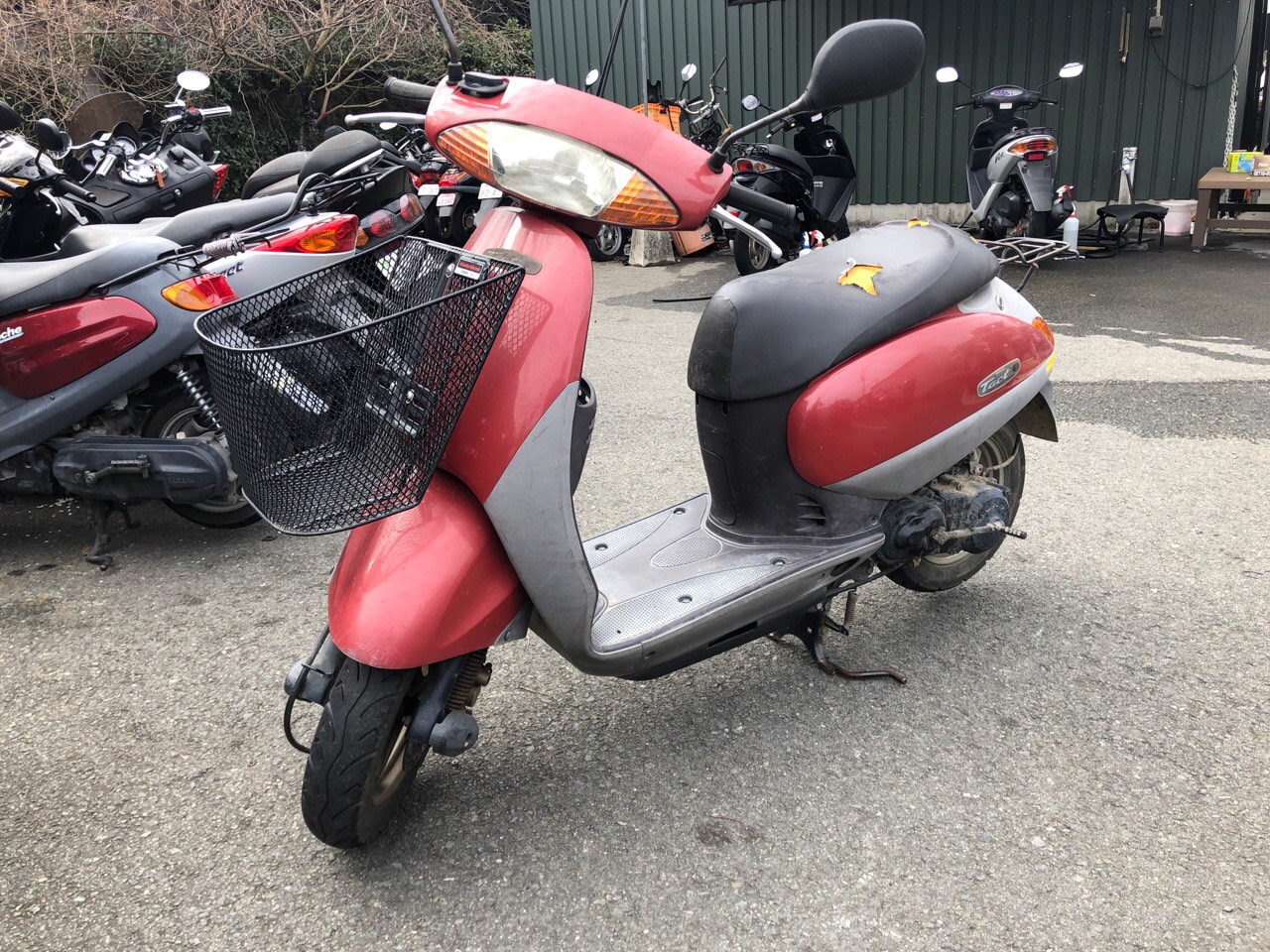 福岡県大牟田市藤田町Tモータース様　原付50ccスクーター（タクト　AF51型）