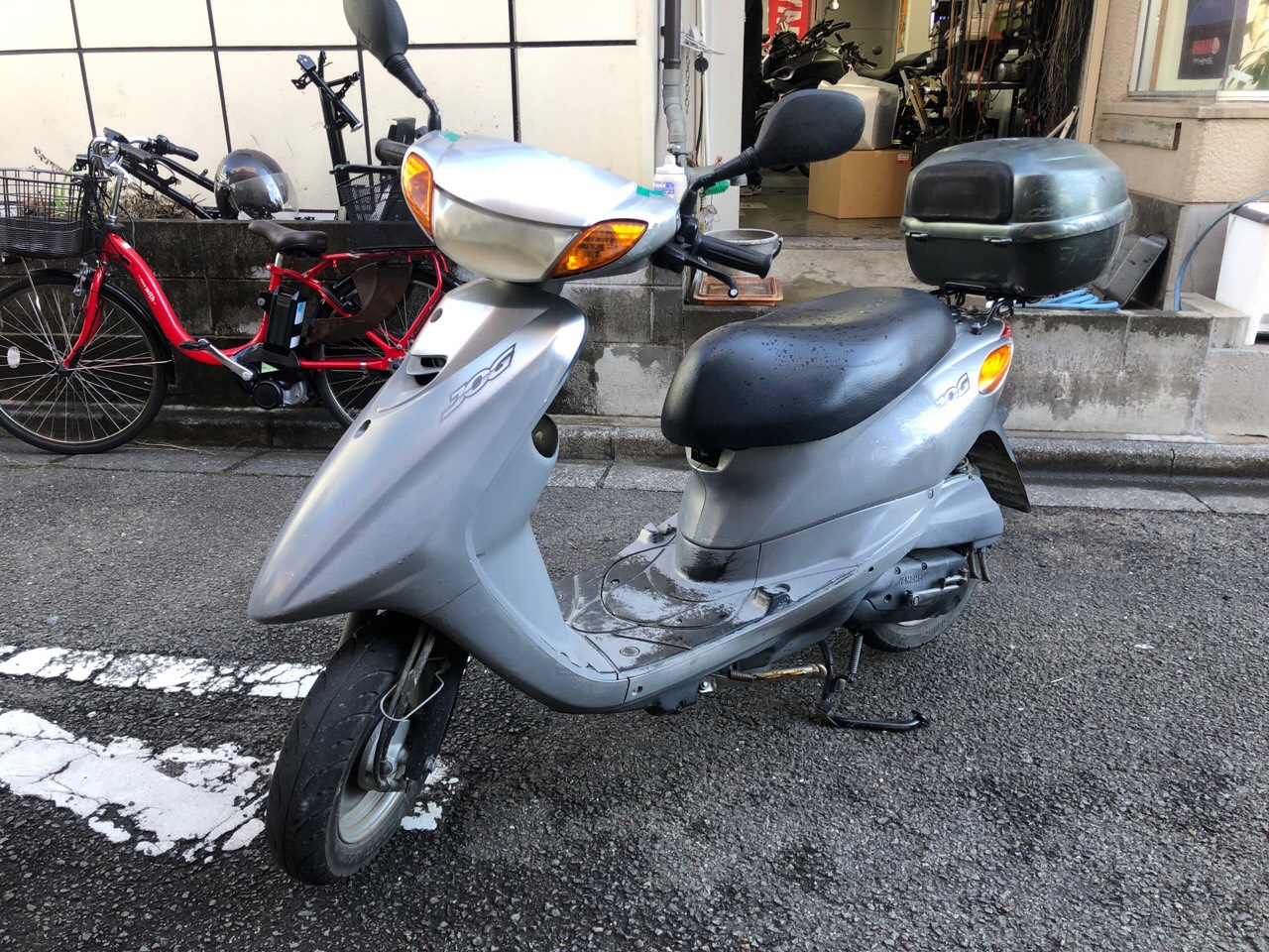 宮崎県宮崎市錦町Tモータース様　原付50ccスクーター（ジョグ　SA36J型）