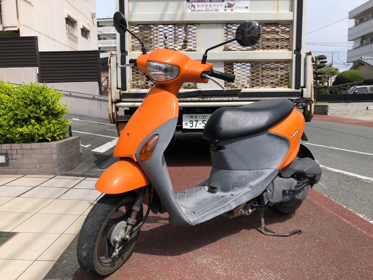 熊本市中央区九品寺6丁目O様　原付50ccスクーター（レッツ4　CA45A型）