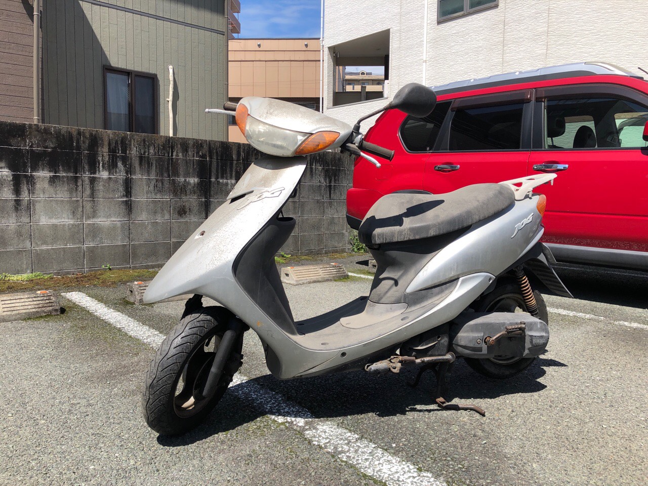 熊本市中央区白山6丁目S様　原付50ccスクーター（ジョグ　SA16J型）