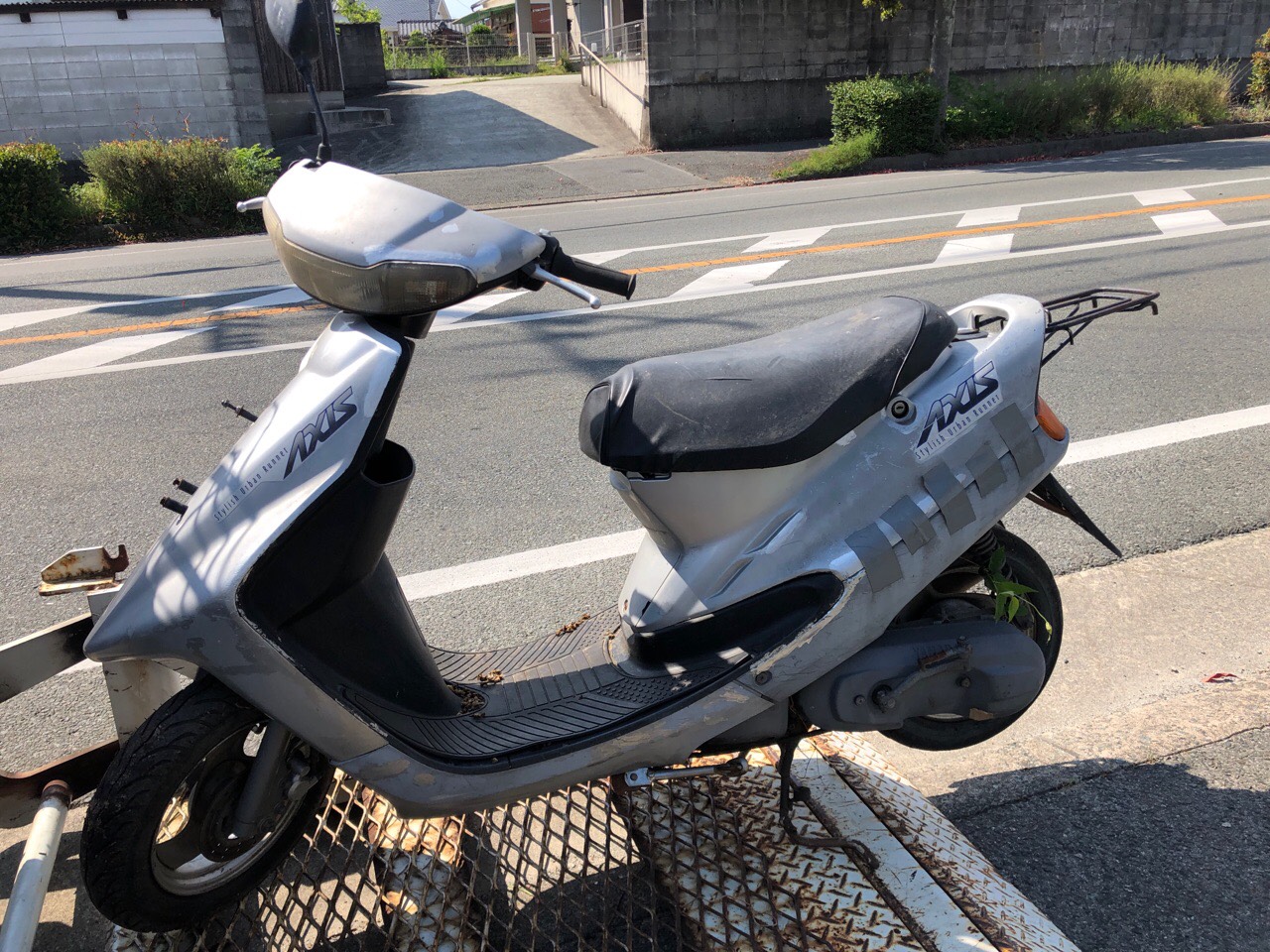 バイク処分　福岡県大牟田市バイクショップ様（アクシス50　3VP型　原付50ccスクーター）