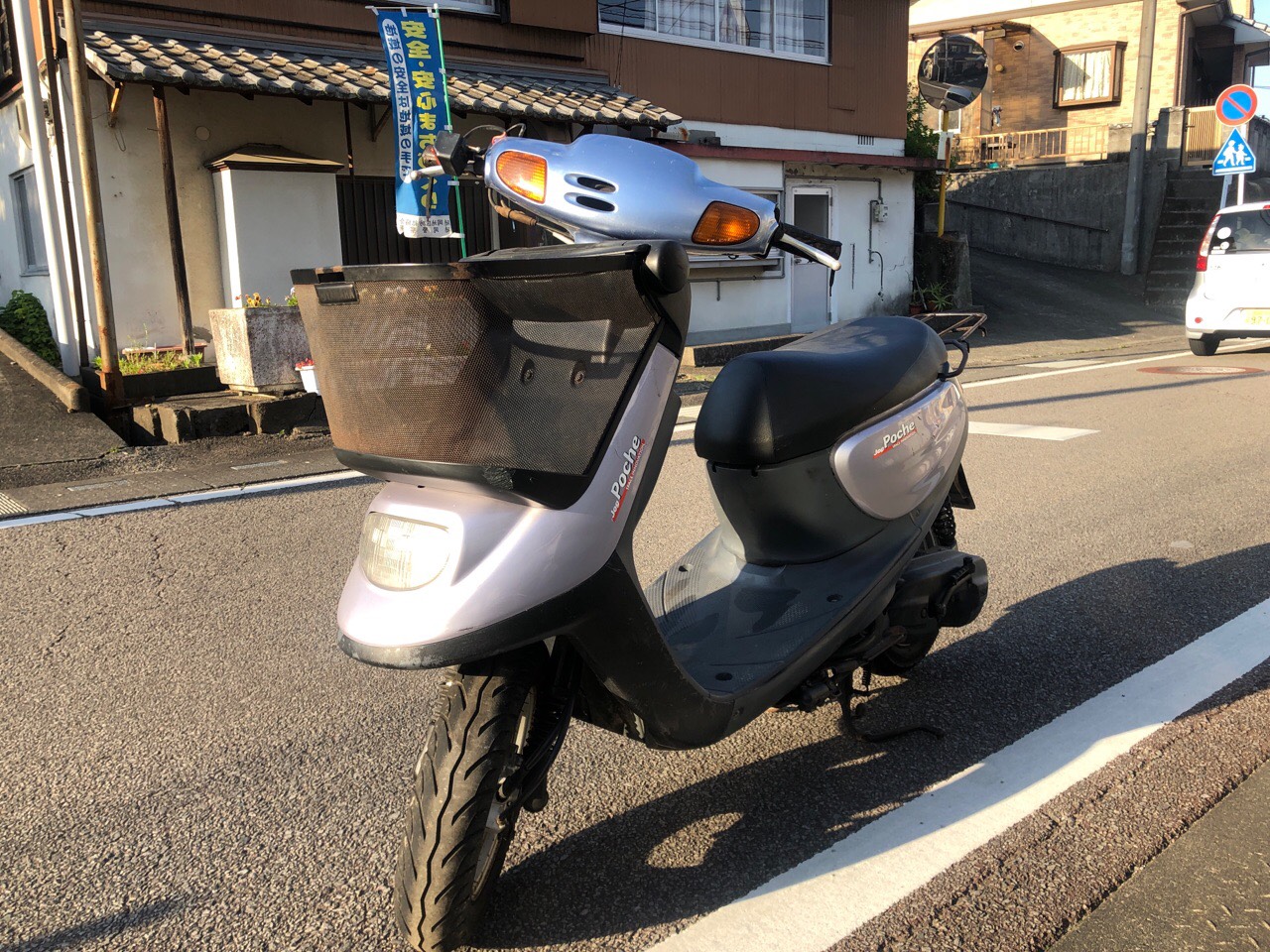 バイク買取　宮崎県延岡市バイクショップ様（ジョグポシェ　SA08J型　原付50ccスクーター）