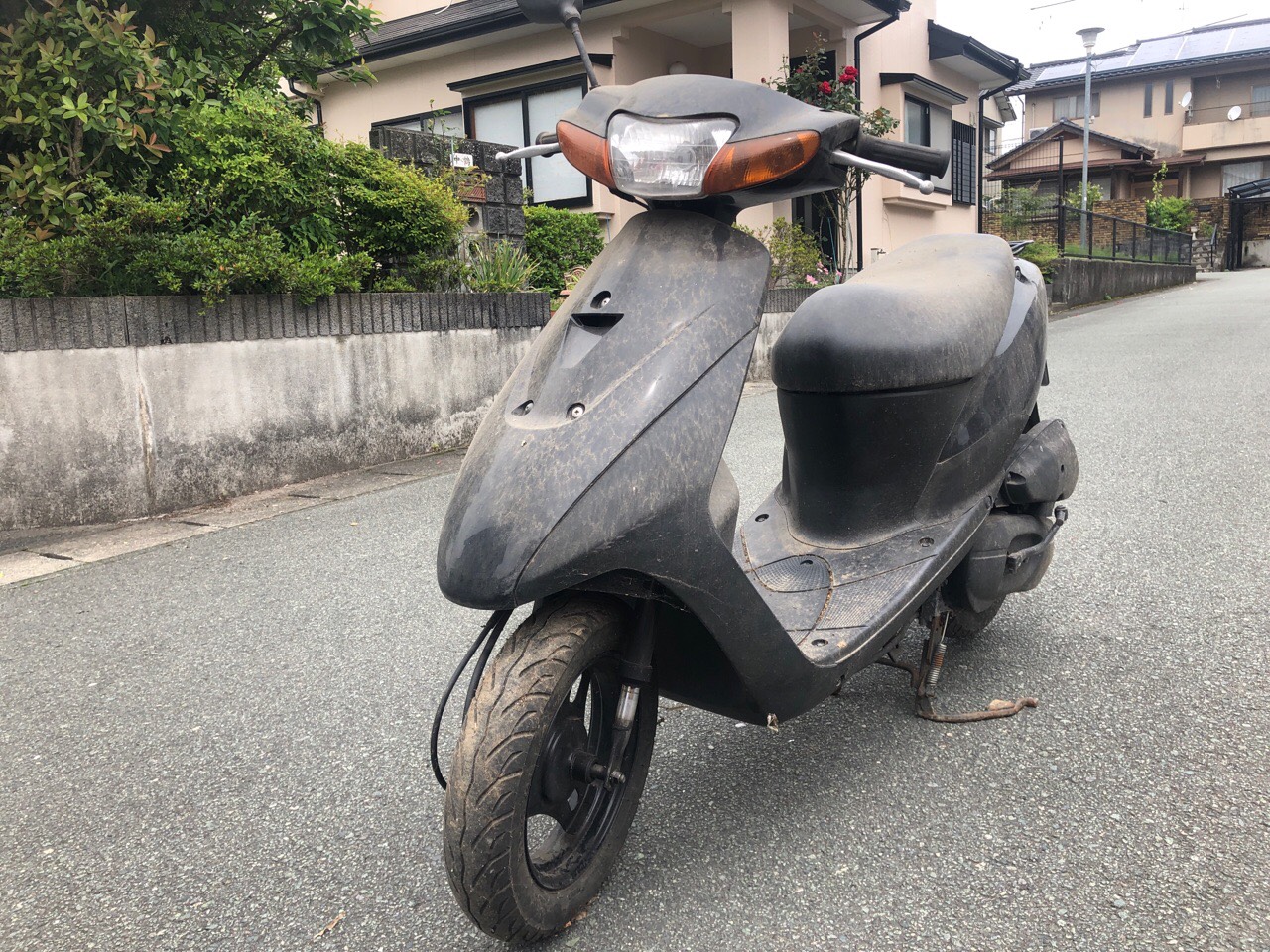 スクーター処分　熊本市北区梶尾町M様（レッツⅡ　CA1PA型　原付50ccスクーター）
