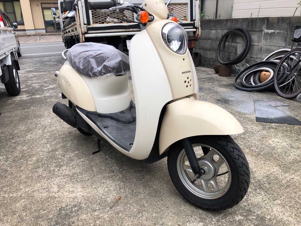 バイク買取　福岡県大川市バイクショップ様（スクーピーI　AF55型　原付50ccスクーター）