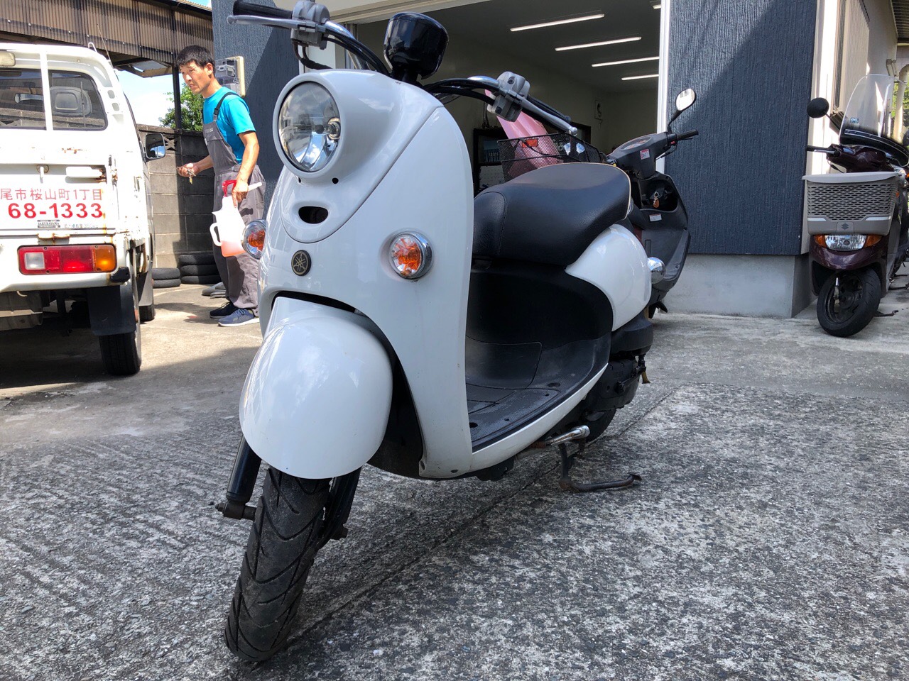 バイク買取　熊本県荒尾市バイクショップ様（ビーノ　SA26J型　原付50ccスクーター）