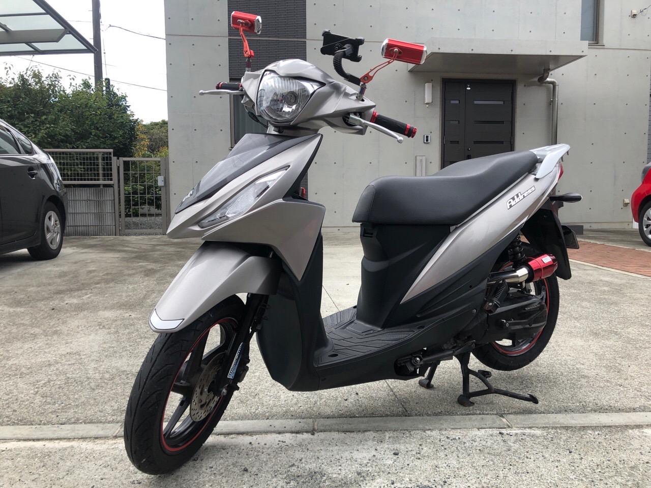 バイク買取　熊本市中央区黒髪6丁目K様（アドレス110　CE47A型　110ccスクーター）