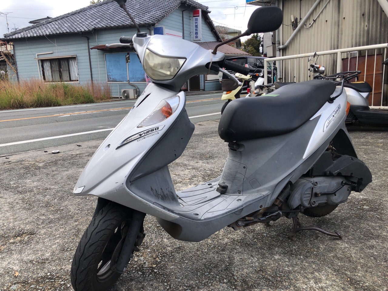 バイク買取　福岡県大牟田市バイクショップ様（アドレスV125G　CF46A型　125ccスクーター）