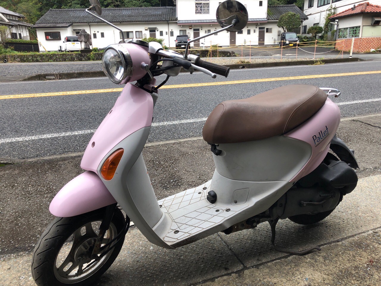 バイク買取　熊本県芦北郡芦北町バイクショップ様（パレット　CA41A型　原付50ccスクーター）