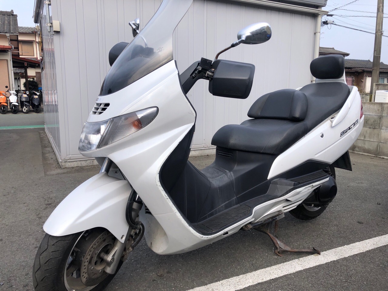 スクーター買取　福岡県大牟田市バイクショップ様　SUZUKI　スカイウェイブ250-2　CJ42A型