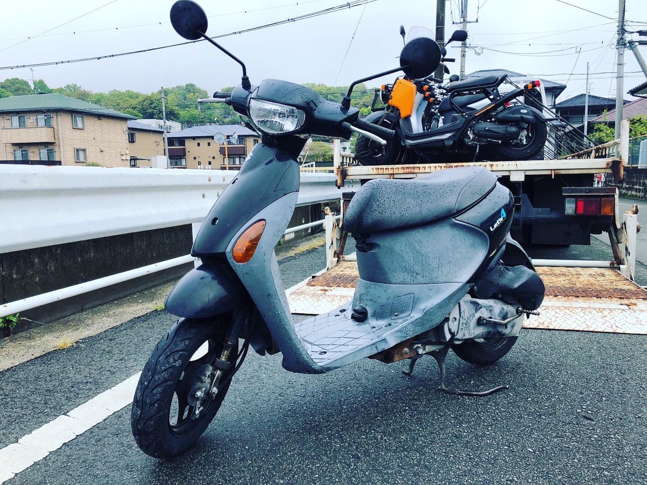 スクーター買取　熊本市西区上代7丁目T様　SUZUKI　レッツ4　CA45A型