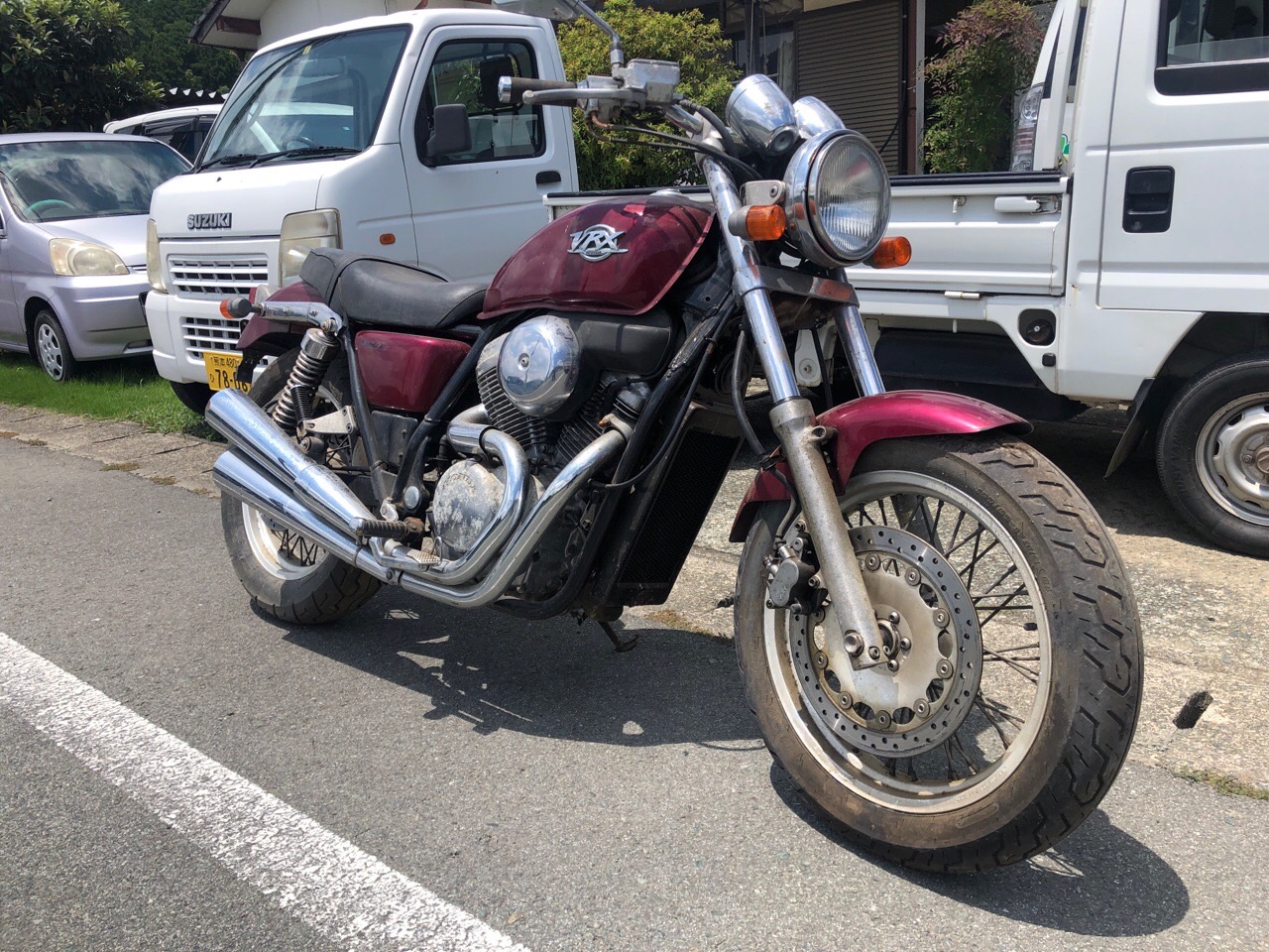 オートバイ買取　熊本県玉名郡和水町バイクショップ様　HONDA　VRX400　NC33型
