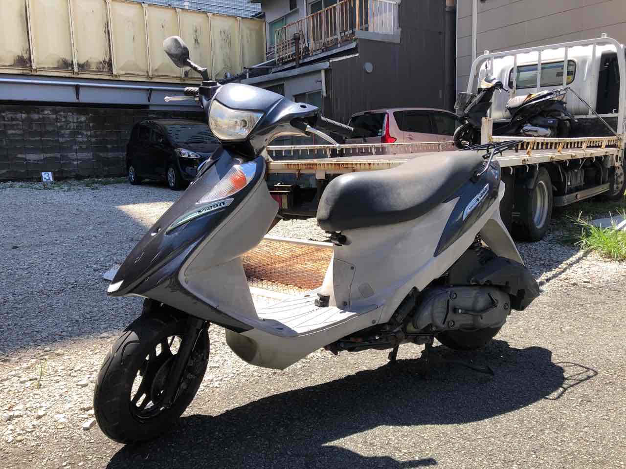 スクーター高価買取　熊本市中央区バイクショップ様　SUZUKI　アドレスV125G　CF46A型　